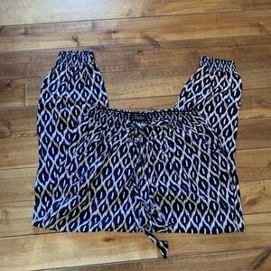 Papillon Viscose Printed pants sz L EUC